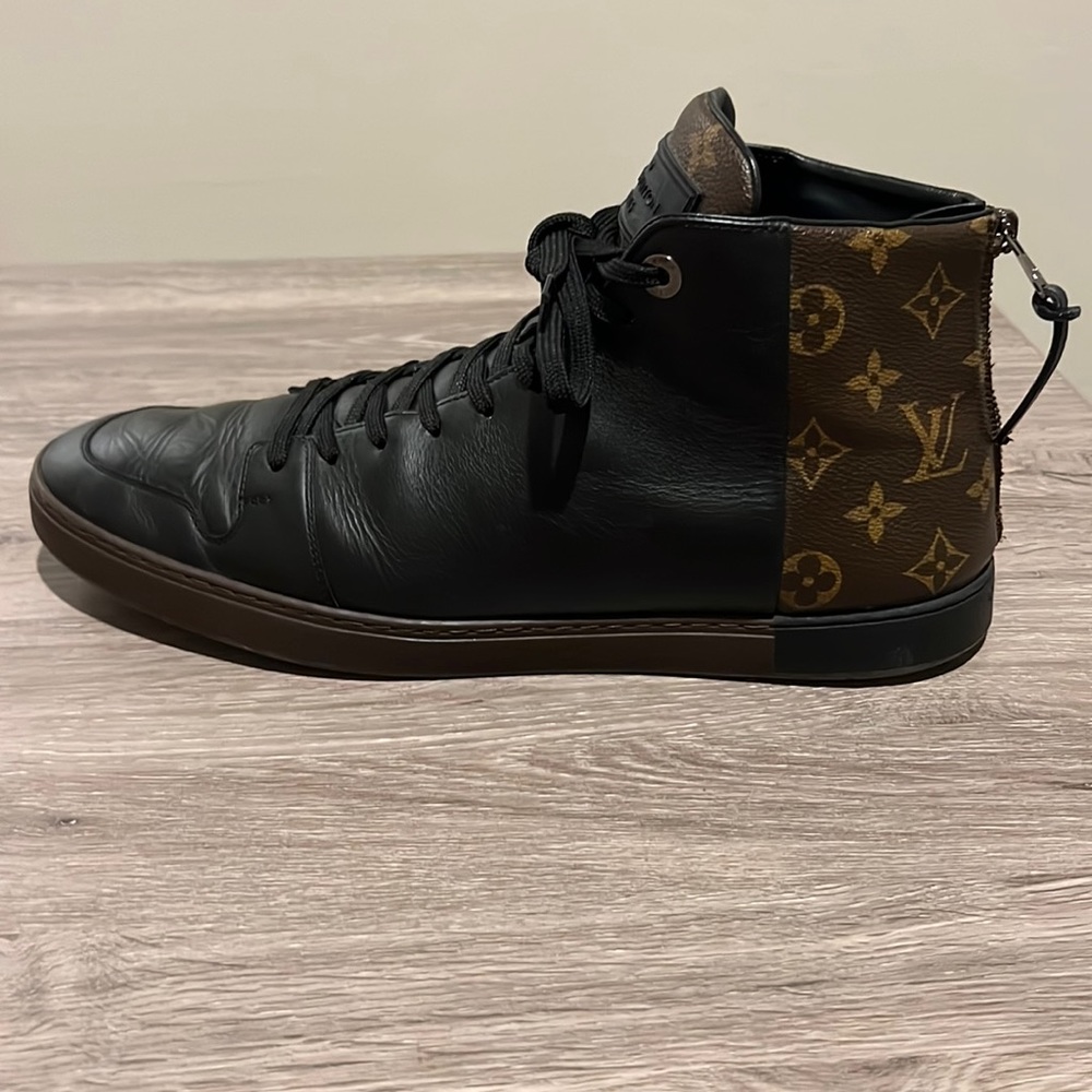 Louis Vuitton authentic men’s high top sneakers